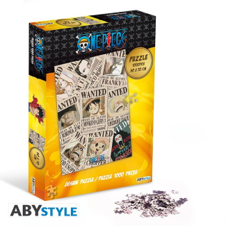 One Piece - Puzzle 1000 pièces : Wanted