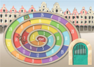 Tu nous parles en chemin- Collège - Appelés à devenir frères jeu coopération dans les Boves. jeu