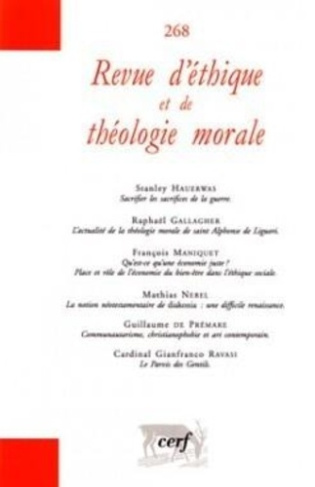 Revue d'éthique et de théologie morale N° 268, Mars 2012