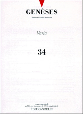 Genèses N° 34 : Varia