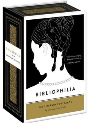 POSTCARD BOX: BIBLIOPHILIA, 100 LITERARY POSTCARDS