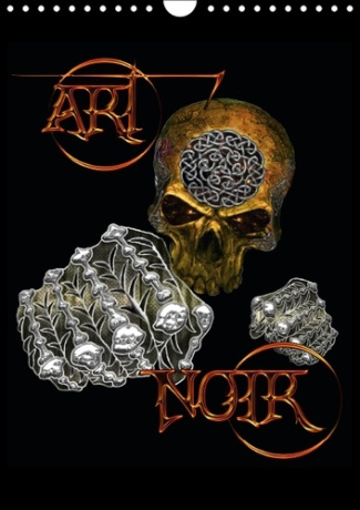 ART NOIR CALENDRIER MURAL 2016 DIN A4 VERTICAL
