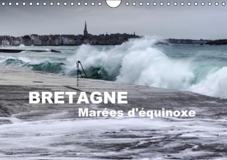 BRETAGNE MAREES D EQUINOXE CALENDRIER MURAL 2016 DIN A4 HORIZONTAL