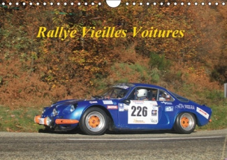 RALLYE VIEILLES VOITURES CALENDRIER MURAL 2016 DIN A4 HORIZONTAL