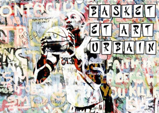 BASKET ET ART URBAIN CALENDRIER MURAL 2018 DIN A3 HORIZONTAL - SERIE DE 12 TABLEAUX D ART URBAIN
