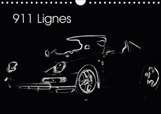 911 LIGNES CALENDRIER MURAL 2018 DIN A4 HORIZONTAL - LES BELLES LIGNES D UNE VOITUR
