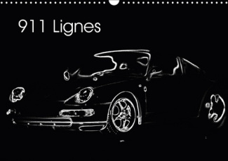 911 LIGNES CALENDRIER MURAL 2018 DIN A3 HORIZONTAL - LES BELLES LIGNES D UNE VOITUR