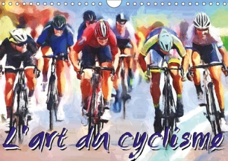 L ART DU CYCLISME CALENDRIER MURAL 2018 DIN A4 HORIZONTAL