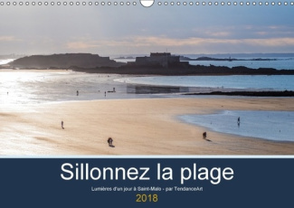 SILLONNEZ LA PLAGE CALENDRIER MURAL 2018 DIN A3 HORIZONTAL - LUMIERES D UN JOUR A SAINT MAL