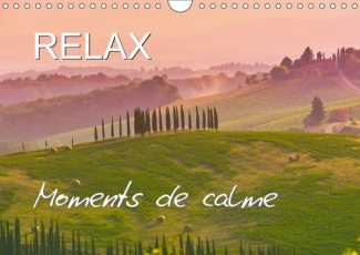 RELAX - MOMENTS DE CALME (CALENDRIER MURAL 2018 DIN A4 HORIZONTAL) - PAYSAGES QUI INVITE AU REPOS (C