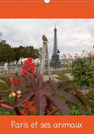 PARIS ET SES ANIMAUX (CALENDRIER MURAL 2019 DIN A3 VERTICAL) - PHOTOS DE PARIS AVEC SES OISEAUX, SES