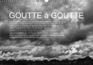 GOUTTE A GOUTTE (CALENDRIER MURAL 2019 DIN A3 HORIZONTAL) - L'EAU : DE LA MONTAGNE A LA MER. (CALEND