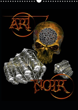 ART NOIR (CALENDRIER MURAL 2019 DIN A3 VERTICAL) - ILLUSTRATIONS DE L'UNIVERS MAGIQUE DE BLUESAX. (C