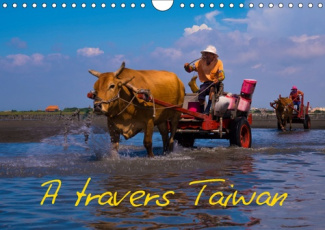 A TRAVERS TAIWAN (CALENDRIER MURAL 2019 DIN A4 HORIZONTAL) - IMPRESSIONS EXOTIQUES EN PROVENANCE D'A