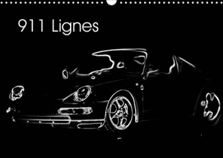911 Lignes (Calendrier mural 2020 DIN A3 horizontal). Les belles lignes d'une voiture de sport allem