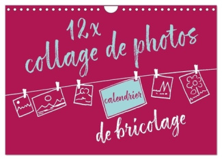 12 x collage de photos - calendrier de bricolage (Calendrier mural 2025 DIN A4 vertical), CALVENDO c