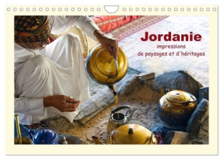 Jordanie - impressions de paysages et d'héritages (Calendrier mural 2025 DIN A4 vertical), CALVENDO