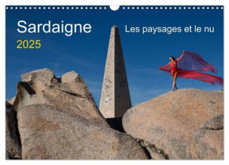 Sardaigne - Les paysages et le nu (Calendrier mural 2025 DIN A3 vertical), CALVENDO calendrier mensu