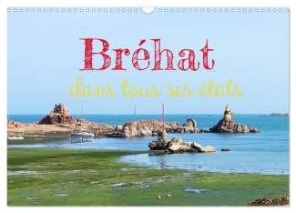 Bréhat dans tous ses états (Calendrier mural 2025 DIN A3 vertical), CALVENDO calendrier mensuel. Un