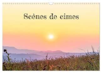 Scènes de cimes (Calendrier mural 2025 DIN A3 vertical), CALVENDO calendrier mensuel. Une année pour