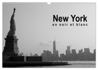 New York en noir et blanc (Calendrier mural 2025 DIN A3 vertical), CALVENDO calendrier mensuel. À la