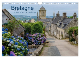 Bretagne Un rêve en couleurs (Calendrier mural 2025 DIN A4 vertical), CALVENDO calendrier mensuel. L