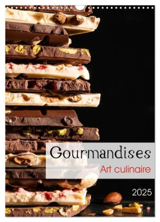 Gourmandises - Art culinaire (Calendrier mural 2025 DIN A3 horizontal), CALVENDO calendrier mensuel.