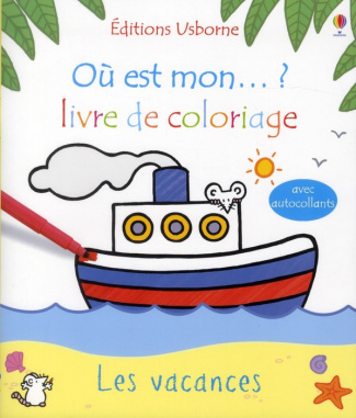 Livre de coloriage Les vacances