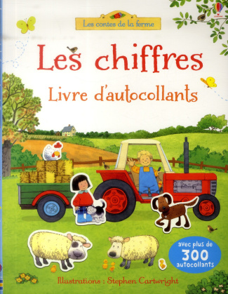 Les chiffres. Livre d'autocollants