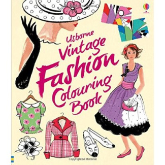 Vintage fashion colouring book