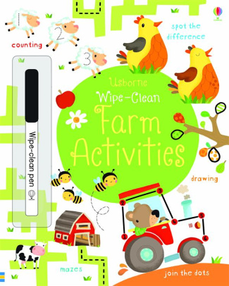 Wipe-clean farm activities