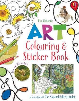 ART COLOURING & STICKER BOOK