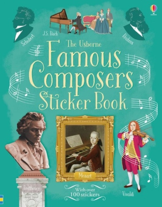Famous composers sticker book