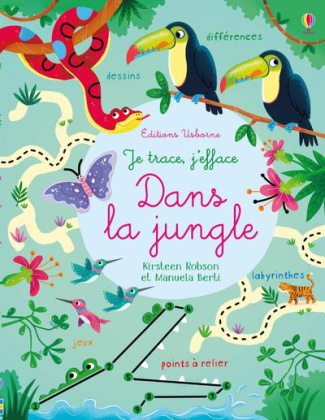 Dans la jungle. Avec un feutre à encre effaçable