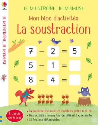 Mon bloc d'activités La soustraction