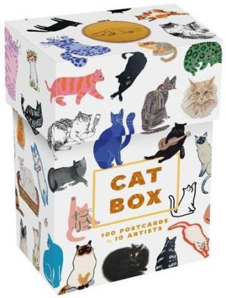 Cat Box 100 Postcards by 10 Artists /anglais