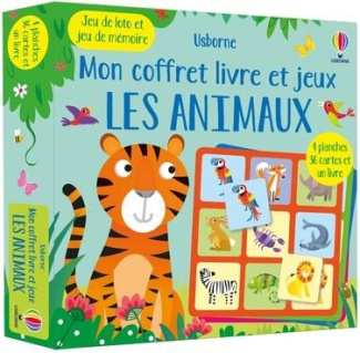 Les animaux. Jeu de loto et jeu de mémoire. Avec 4 planches, 36 cartes et un livre