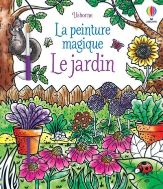 Le jardin. Avec un pinceau