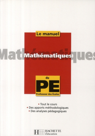 Mathématiques du Professeur des Ecoles