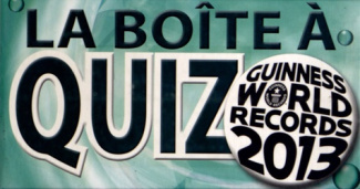 La boîte à quiz Guinness World Records 2013