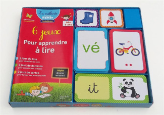 6 jeux pour apprendre à lire. A partir de 5 ans, avec 6 jeux