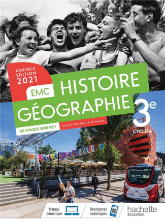 HISTOIRE - GEOGRAPHIE EMC 3E - LIVRE ELEVE - ED. 2021