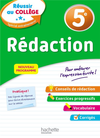 Rédaction 5e. Edition 2019