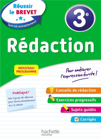Rédaction 3e. Edition 2019