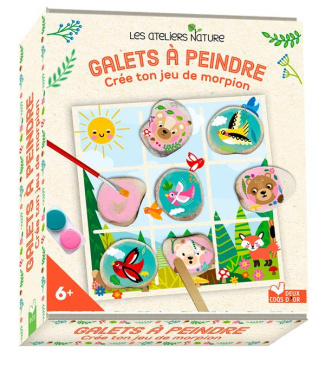Galets à peindre crée ton jeu de morpion