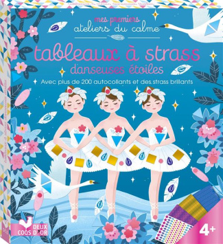 Tableaux à strass danseuses étoiles. Avec plus de 200 autocollants brillants et des strass