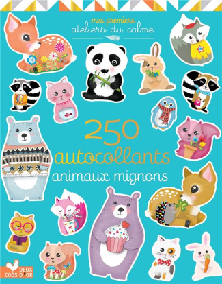 Animaux mignons. 250 autocollants