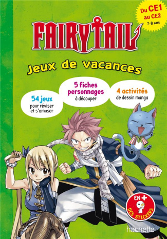 Jeux de vacances Fairy Tail. Du CE1 au CE2