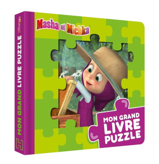 Masha et Michka. Mon grand livre puzzle