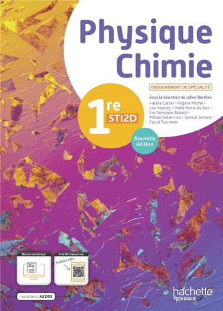 Physique-Chimie 1re STI2D. Enseignement de spécialité, Edition 2024